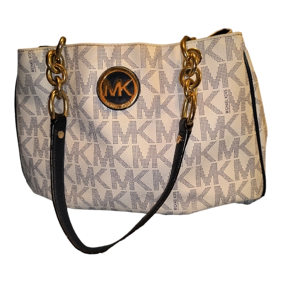 Michael Kors Signature Matching Set Fulton Chain Tote, Wallet and Coin Purse - Picture 3 of 17